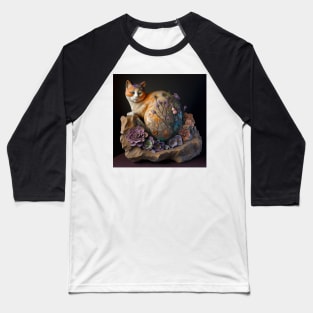 Terracotta Cat Baseball T-Shirt